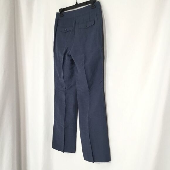 Loft Linen Blend Straight Leg Pants (UC4) - Picture 4 of 7